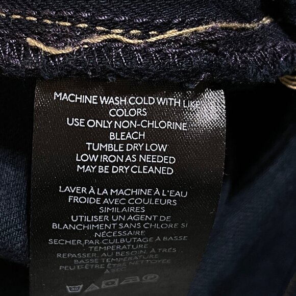 We The Free Ziggy Overalls Dark Wash Blue Size L Large 100% Cotton - Picture 6 of 7